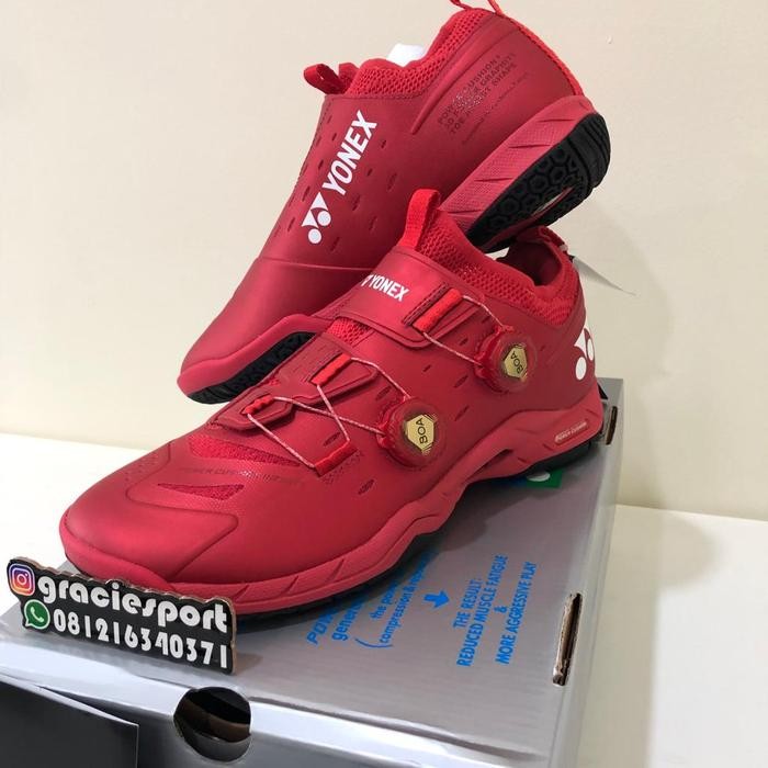 Sepatu Yonex Boa Infinity 2 Metallic Red