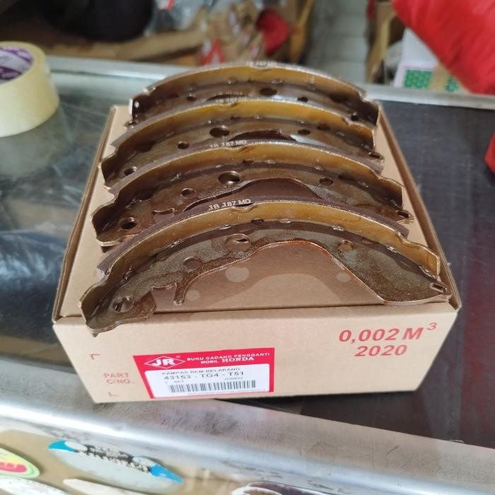 Kanvas Kampas Rem Belakang Honda Brio Set