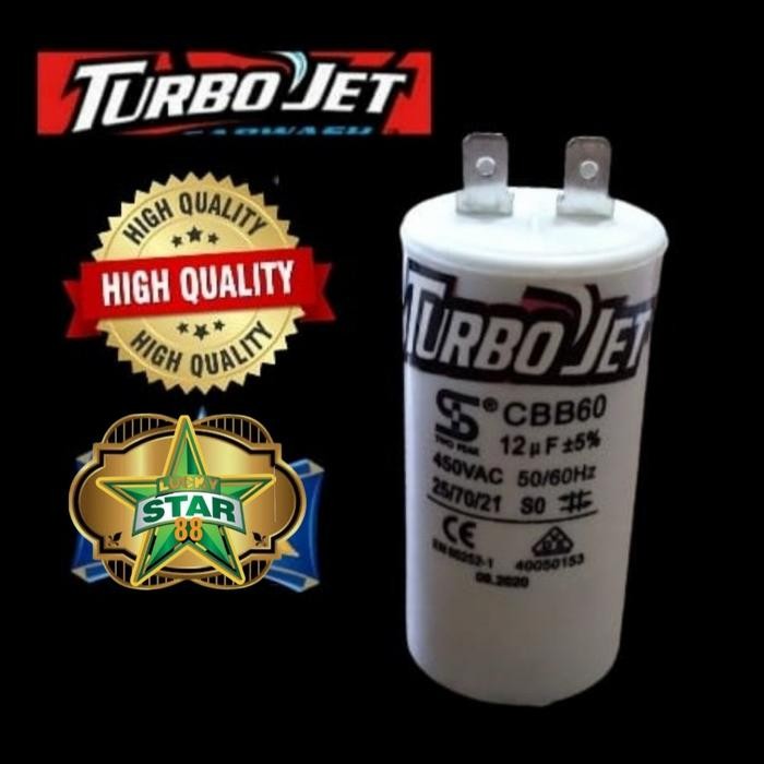 Kapasitor mesin pompa air semijet pump wasser pw120 sumur dangkal