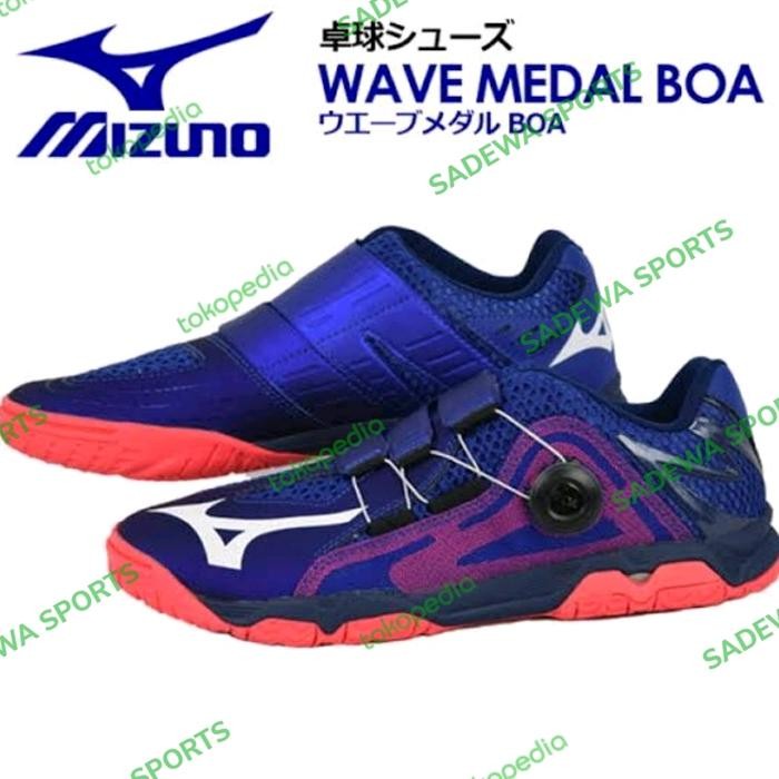 TOP GRADE MIZUNO WAVE MEDAL BOA Sepatu gpong tenis meja ORIGINAL