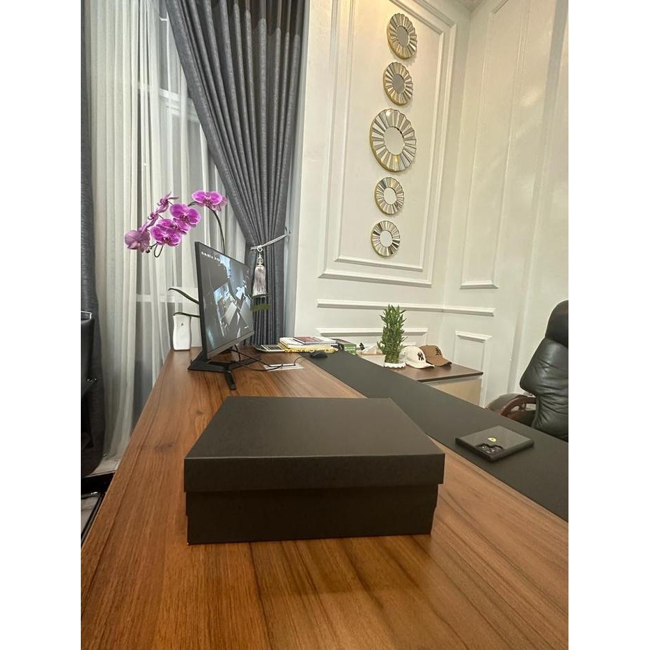 DUS BOX INERBOX KOTAK SEPATU POLOSAN HITAM