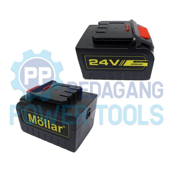 BATERAI 24V MESIN CUCI STEAM CORDLESS JET CLEANER MOLLAR