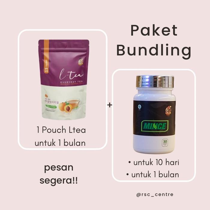 

Paket Bundling MINUMAN (MINCE + L-TEA) minuman Tea aprikot