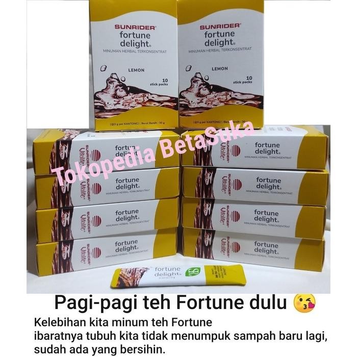 

Sunrider Fortune Delight Teh Antioksidan Membersihkan Radikal bebas
