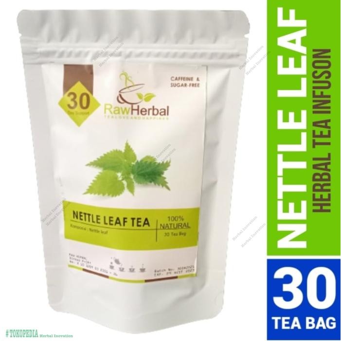 

NETTLE TEA : NETTLE LEAF TEA ORGANIC NETTLE LEAF TEA 30 TEA BAG