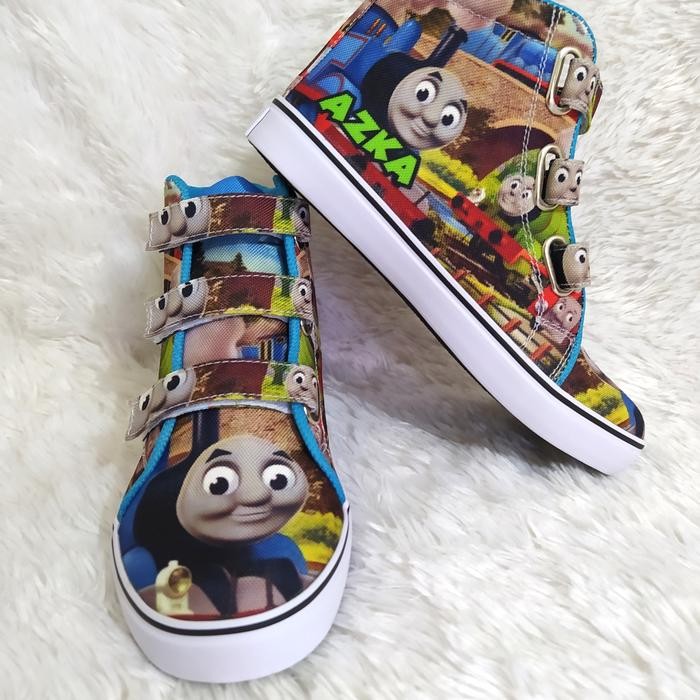Sepatu Thomas/sepatu karakter thomas & friends/sepatu karakter thomas