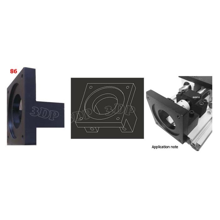 BRACKET STEPPER MOTOR 86A (NEMA 34)