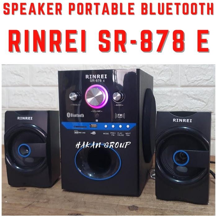 Speaker Aktif Rinrei Sr 878 F / Sr 878 E / 778E Audio Multimedia 2.1 Super Woofer Bluetooth Super