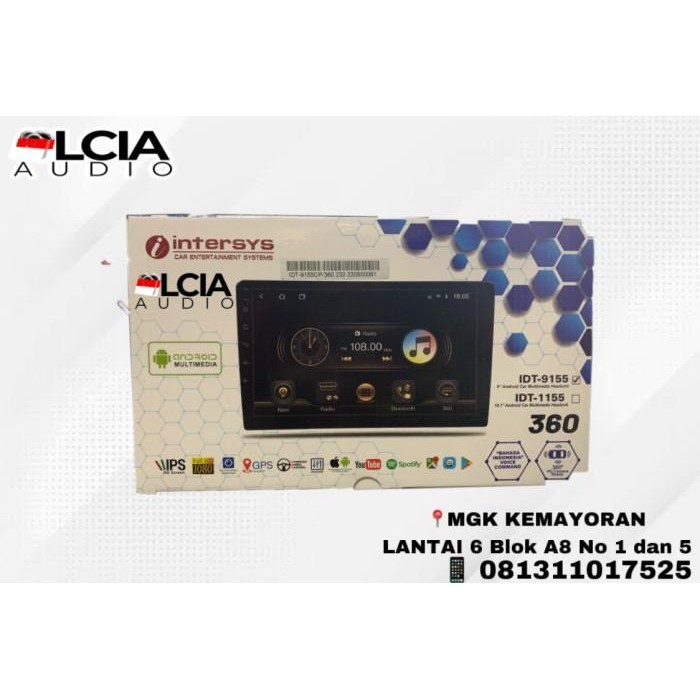 Headunit ANDROID 9" INTERSYS IDT-9155 CP