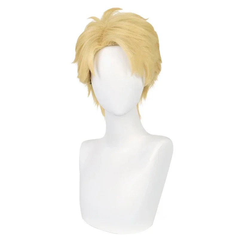 Anime Spy X Family Cosplay Loid Forger Wig SpyFamily Loid Forger Golden Short Synthetic Hair Heat
