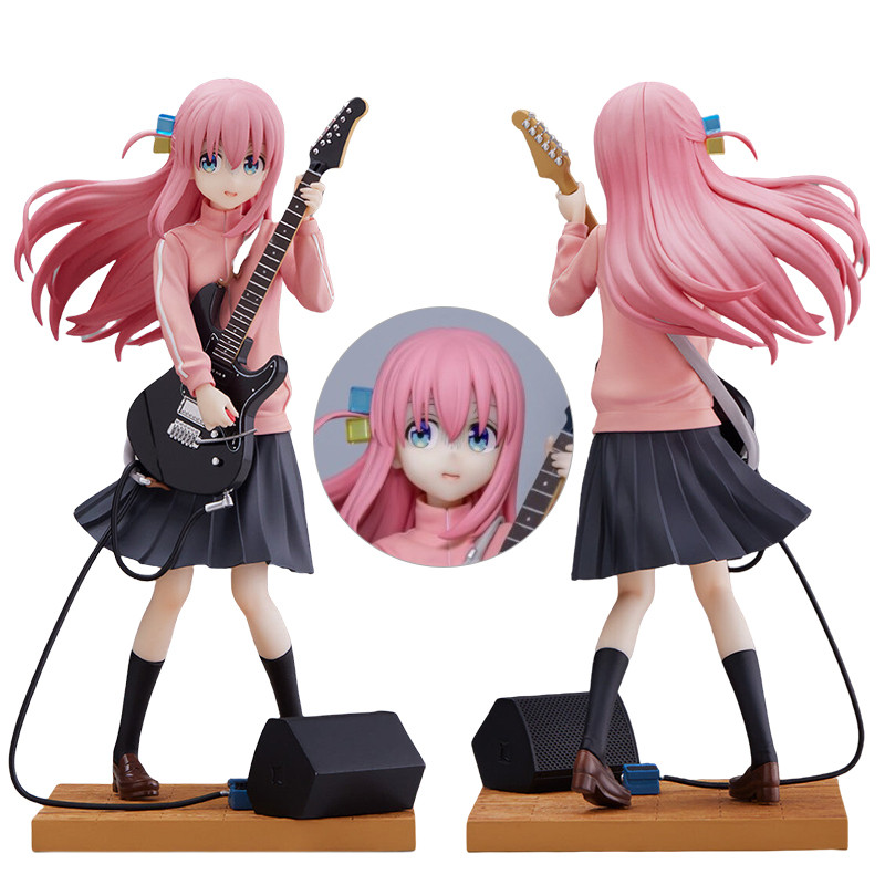 18Cm Tenitol Bocchi The Rock Anime Girl Figure Hitori Gotoh Action Figure Ryo Yamada/Nijika Ijichi