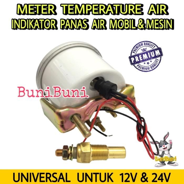 Meter Ampere Temperatur / Suhu Panas Air Mobil - Mesin