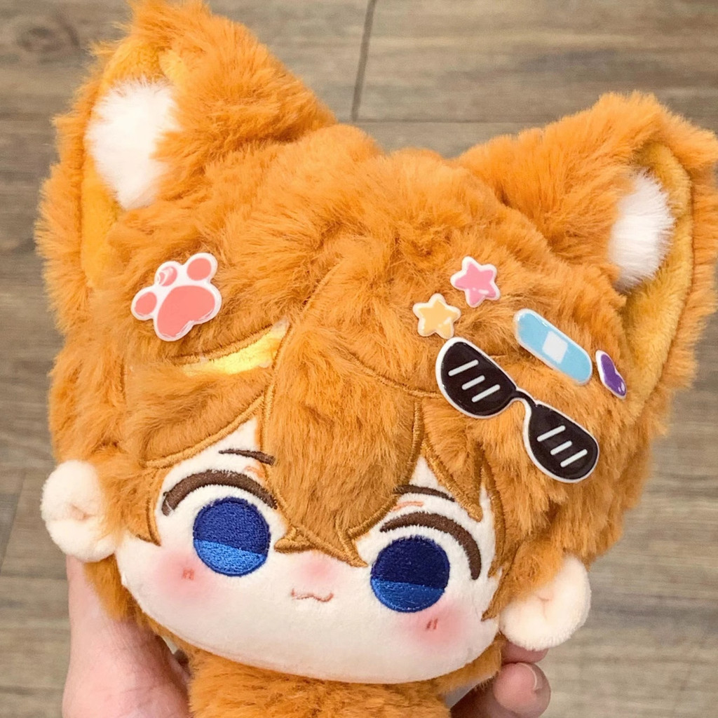 Game Genshin Impact Tartaglia Cute Plush Animal Ear Dolls Dango Bag