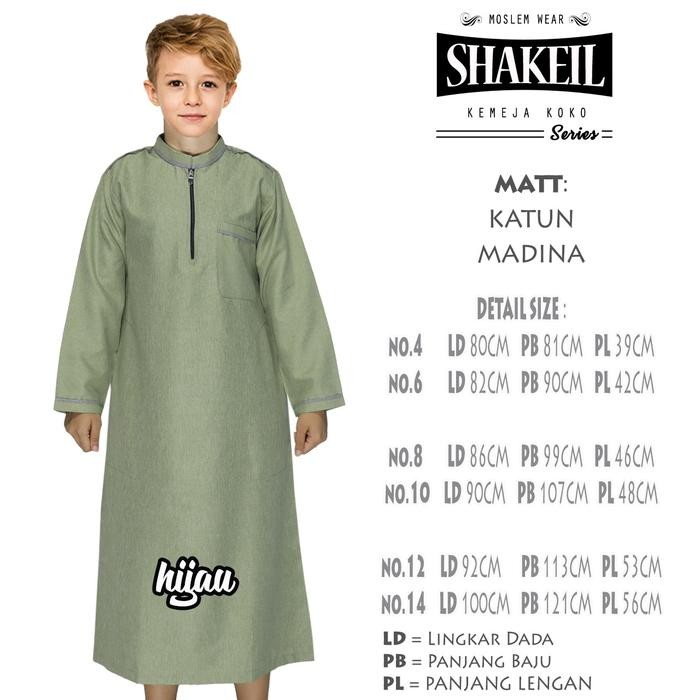BEST SELLER Gamis Anak Laki-laki / Jubah Anak Tanggung Bahan Katun Madina Shakeil By Ardhani Terbaru