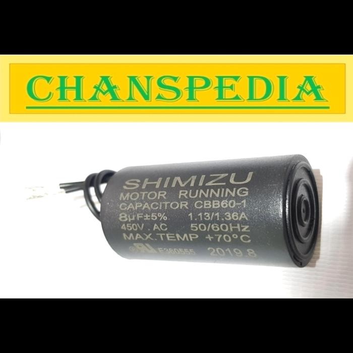 KAPASITOR POMPA AIR SHIMIZU 10UF (ASLI)