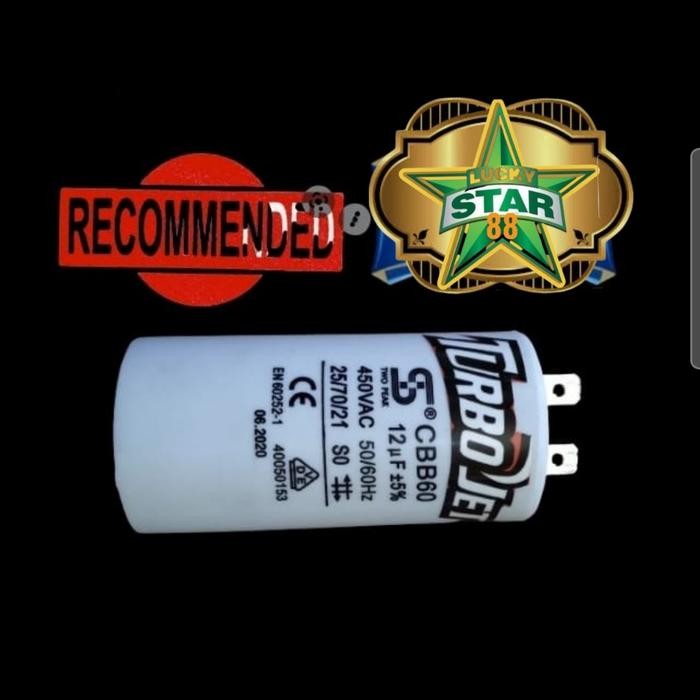 KAPASITOR MESIN POMPA AIR SEMIJET PUMP WASSER PW120 SUMUR DANGKAL