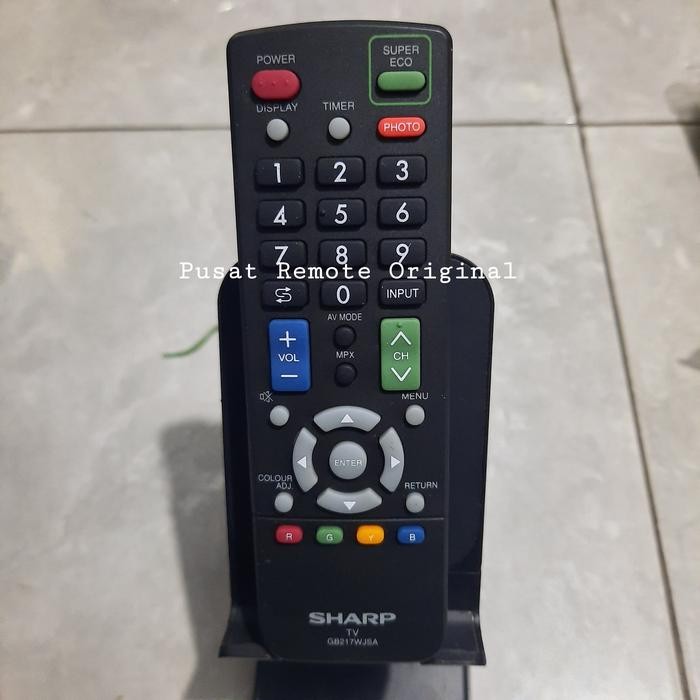 REMOTE REMOT TV SHARP LED LCD GB217WJSA ORIGINAL ASLI