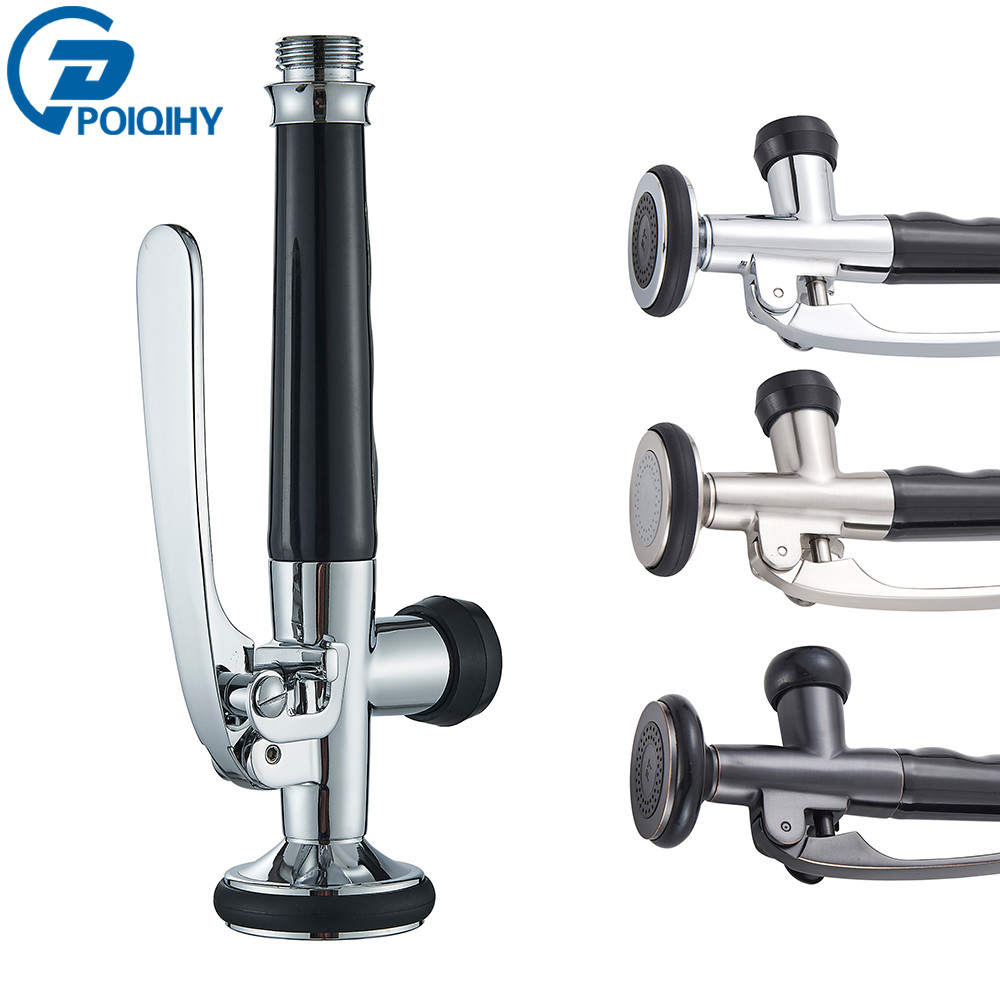 New Chrome Kitchen Faucet Sprayer Head with Lock Commercial Kitchen Faucet Sprayer Head Brass Kitche