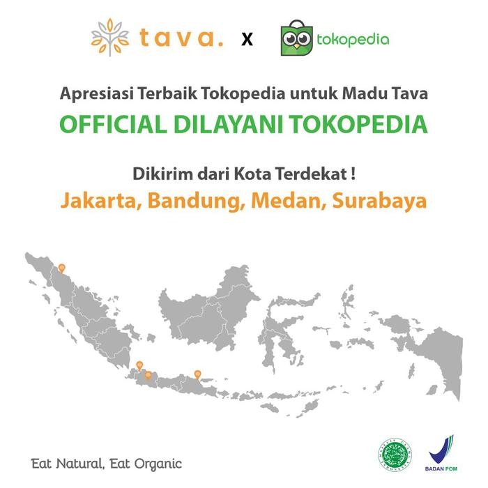 

Madu Murni Tava Nektar Randu 1Kg 100% Pure Raw Honey Asli Alami