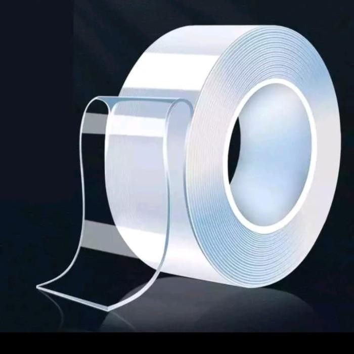 

Double Tape Nano Bening Lebar 5Cm & 3Cm Tebal 2Mm