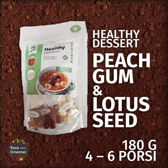 

Healthy Dessert Peach Gum & Lotus Seed (180 g)