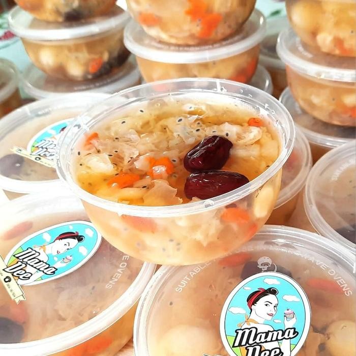 

peach gum collagen dessert