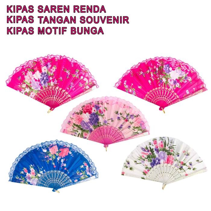 Kipas Kain Plastik * Kipas Tangan * Souvenir Pernikahan * Kipas Kain