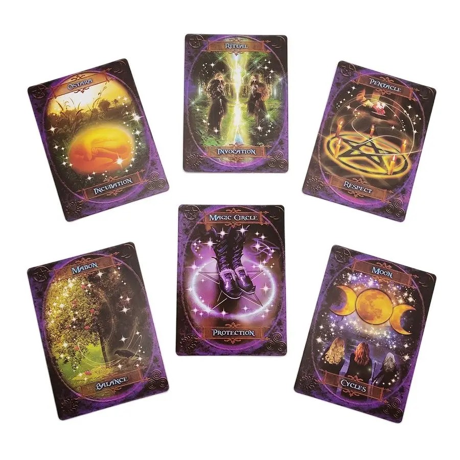 

1Pcs Witches Wisdom Oracle Tarot Cards Stunning Deck Of Card Board Deck Game For Family Party