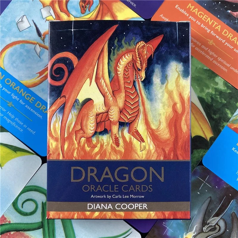 

1Pcs Deck Tarot The Dragon Oracle Cards Tarot 78 Cards Deck Tarot Card
