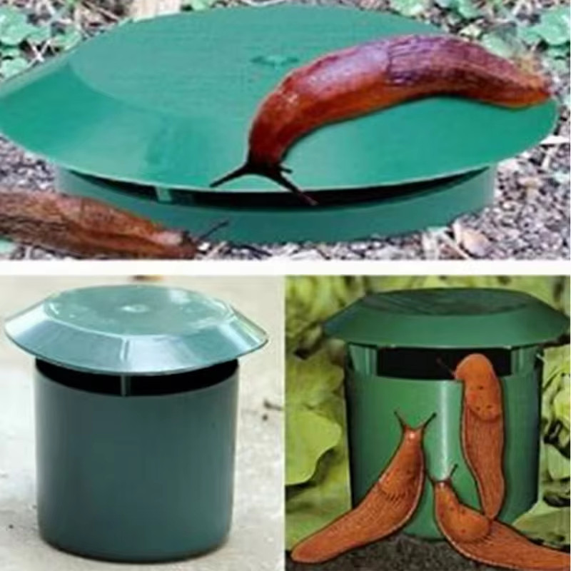 

8Pcs Snail Trap Trapper Cage Eco-friendly Animal Pest Repeller Reusable Slugs Snails Catcher Garden