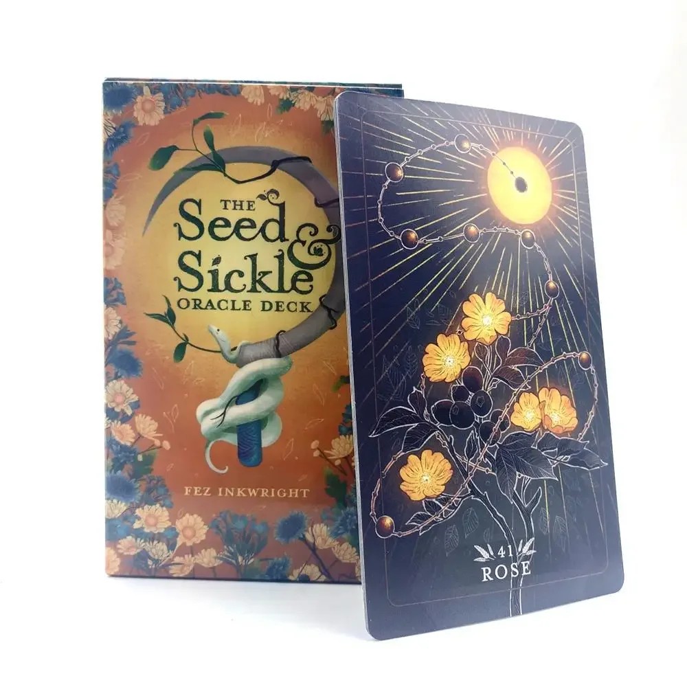 

1Pcs Deck Tarot The Seed Sickle Oracle Deck card High Quality Divination Board Games Party
