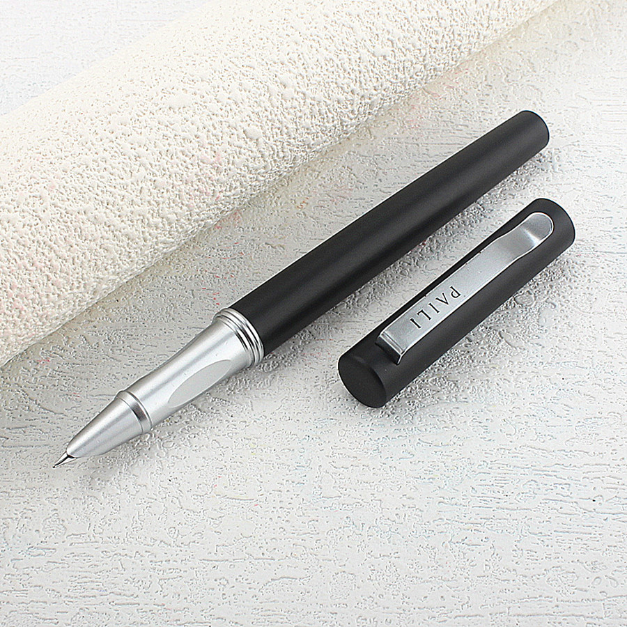 

Matte Black 5002 Fountain Pen Luxury Quality 0.38MM Nib Calligraphy Writing Pen Stationery Business