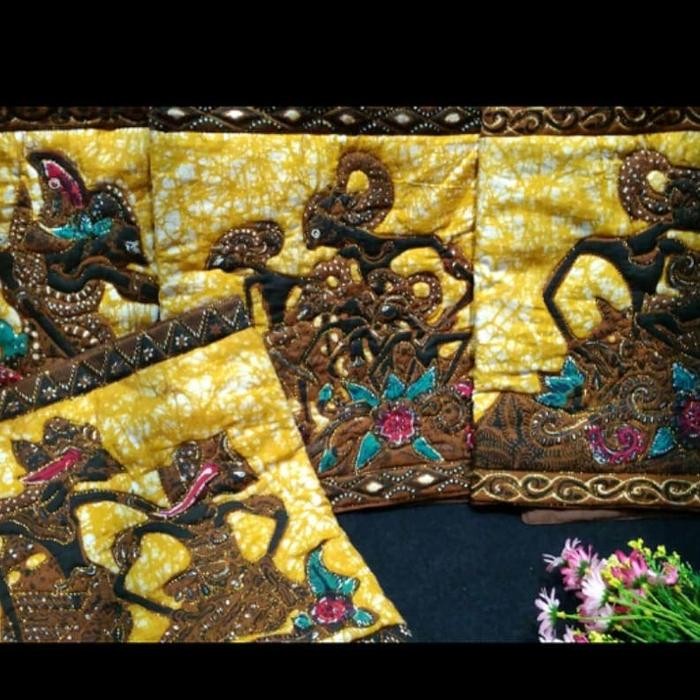 wayang picture / Hiasan dinding batik wayang /taplak meja wayang