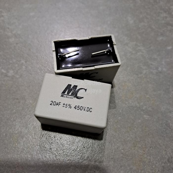 Kapasitor Kawat 20uf 450 VDC