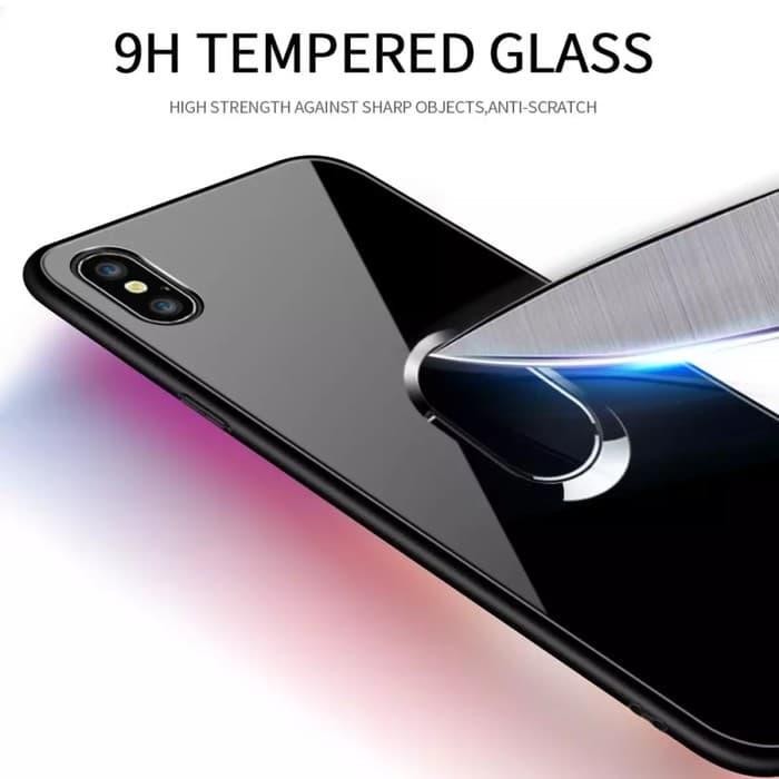 Case REALME XT, X HARD SOFT CASE Finger Ring Tempered Glass Back Cover