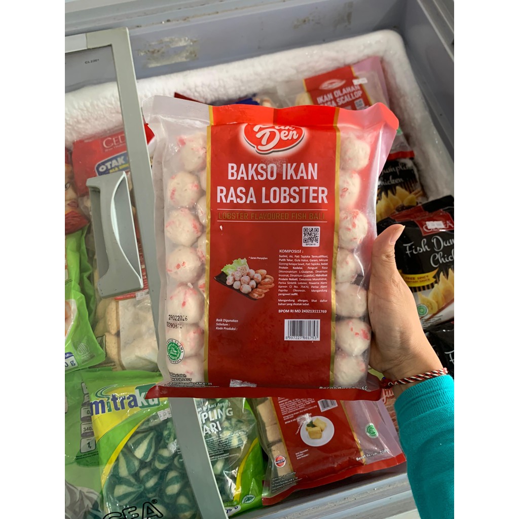 

PAK DEN BAKSO IKAN RASA LOBSTER 500G