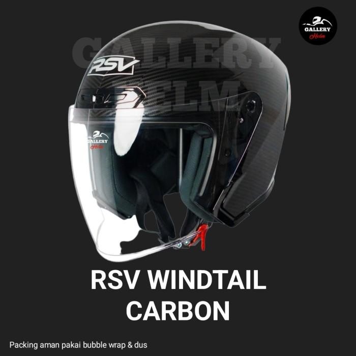 (Allthebest) RSV WINDTAIL CARBON HELM RSV NEW HALF FACE