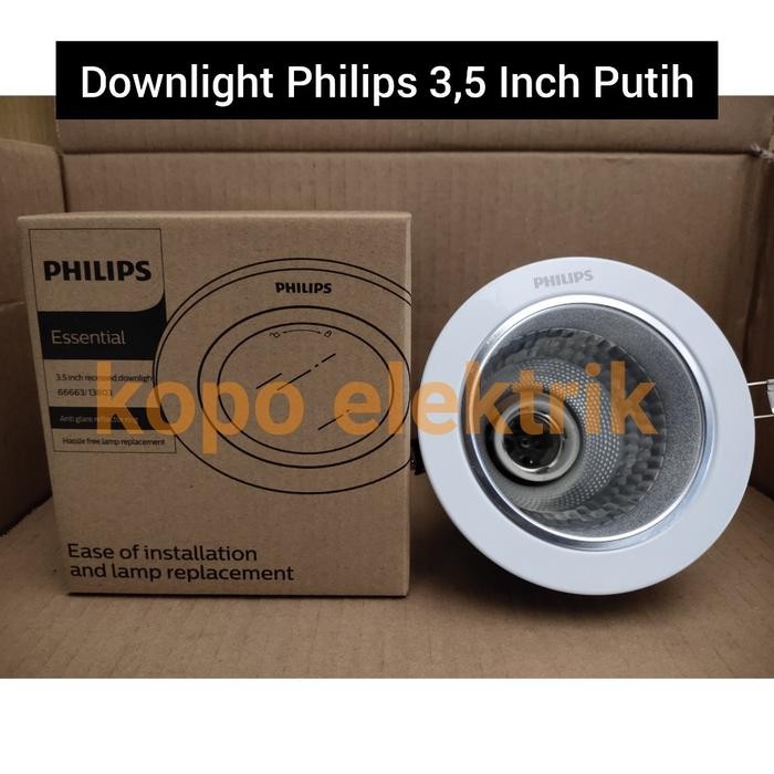 (Allthebest) Downlight Philips 3.5 inch Putih 3,5 inch