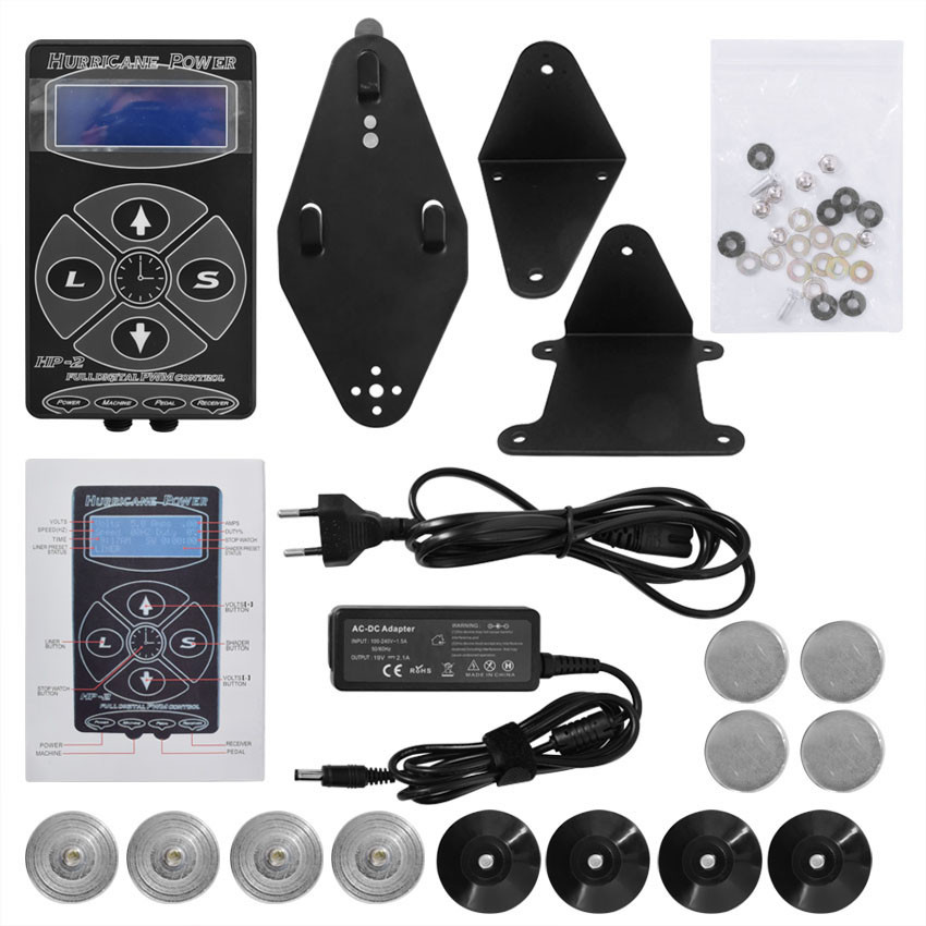Hq Hp-2 Tattoo Power Supply Lcd Digital Tatoo Machine Supply Professional Tatu Power Supplies For