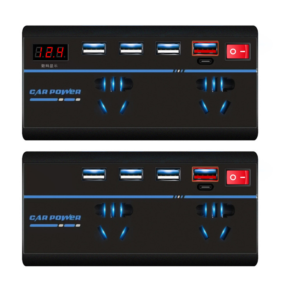 Car Inverter DC 12V/24V To AC 110/220V 200W Converter Car Inverter