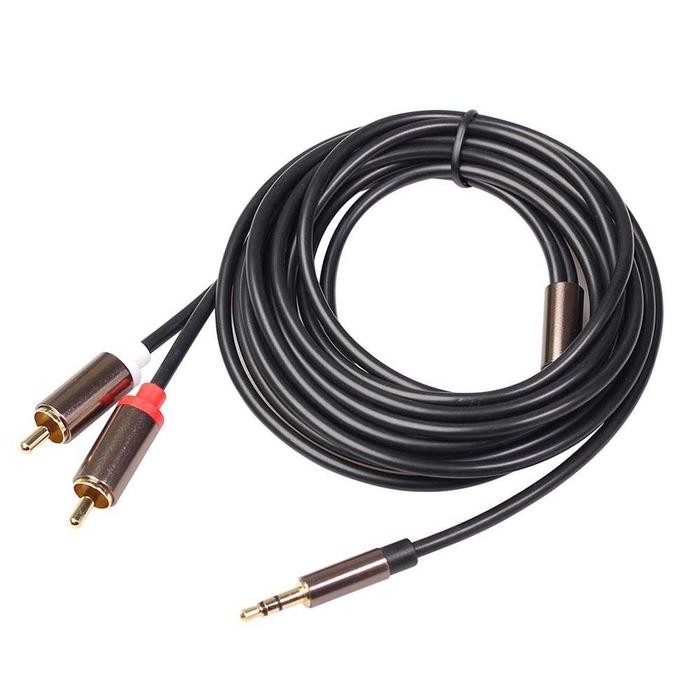 Kabel 3.5Mm Male Ke Rca Male Hifi Vention - Laptop Pc Hp Ke Speaker