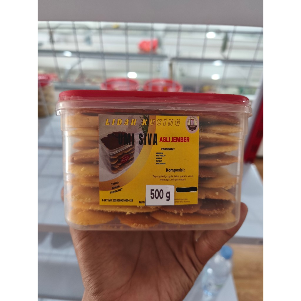 

UMI SIVA KUE LIDAH KUCING 500G