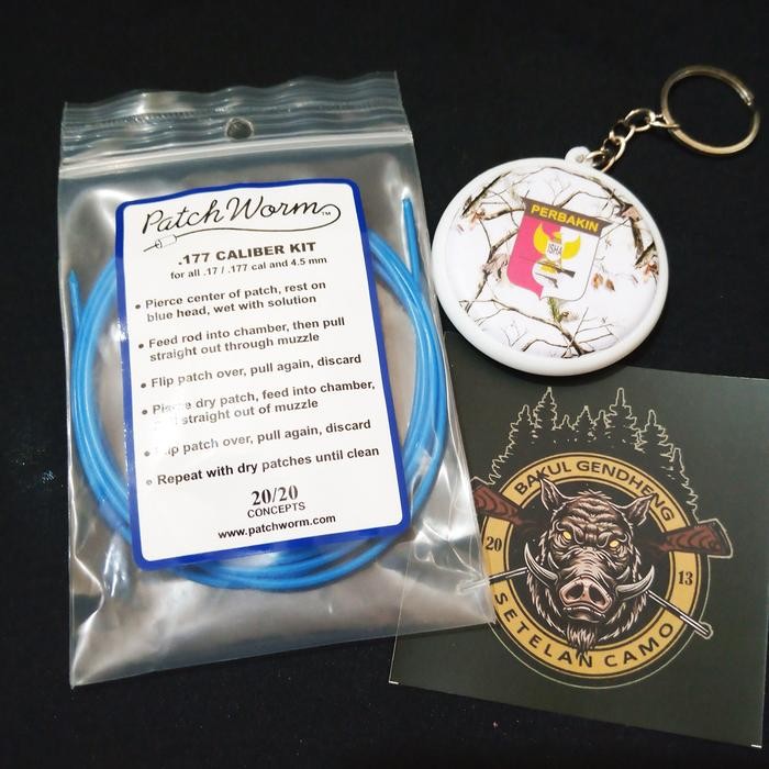 Patchworm Cleaning Kit Cal 177 / Kapas Pembersih Laras Model Tali (SC2684)
