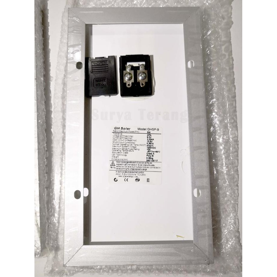 Solar Panel 3Wp / Panel Surya 3Wp NEW