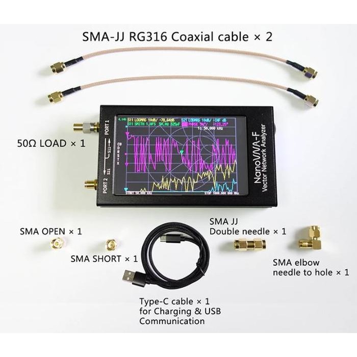 Nano VNA-F 4.3 inch IPS LCD