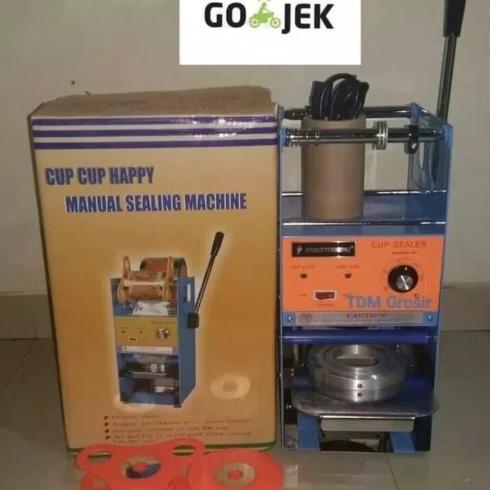 Grosir Mesin Cup Sealer Eton/Mesin Press Gelas Plastik/Pres Seal Cup Minuman