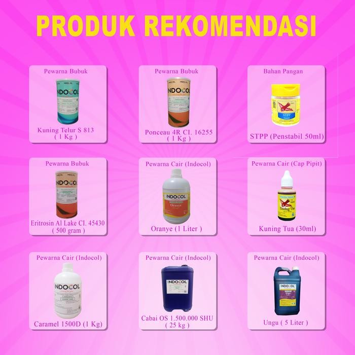 

Pewarna Makanan Indocol Kuning Fcf Ci.15985 (Sunset Yellow Fcf) Gratis Ongkir