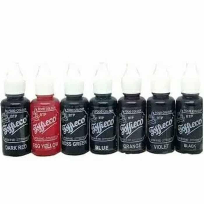 

Toffieco Food Color / Colour 500 Ml - Color Biru, Ungu, Pink Gratis Ongkir