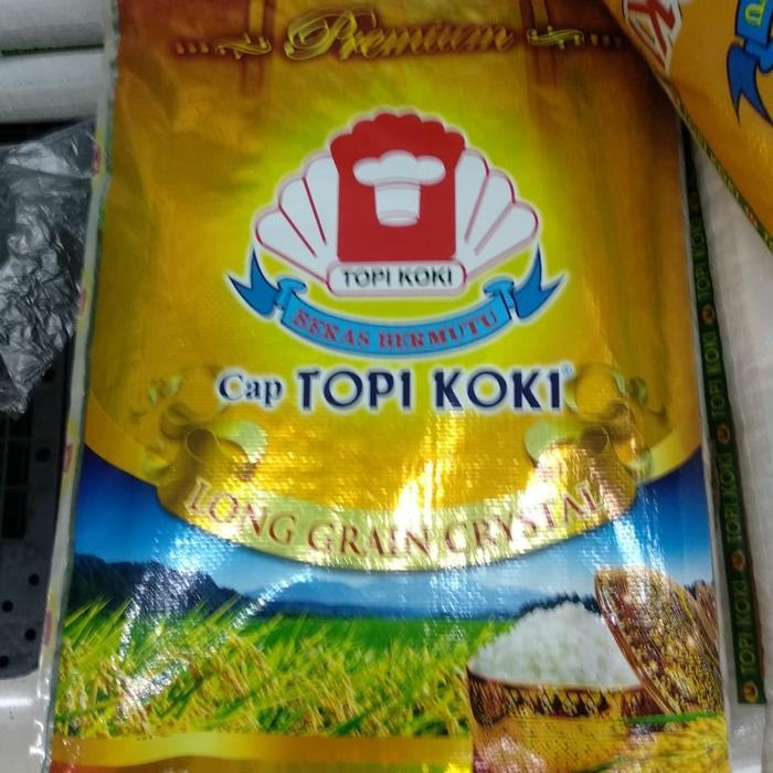 

Beras preum bermutu cap topi koki long grain crystal 10kg