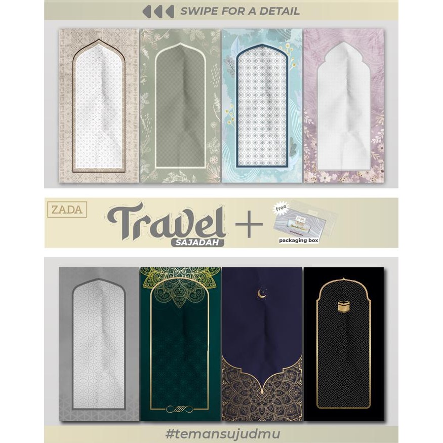 Sajadah Travel Zada Custom Nama
